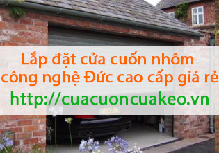 Lắp đặt cửa cuốn nhôm công nghệ Đức giá rẻ
