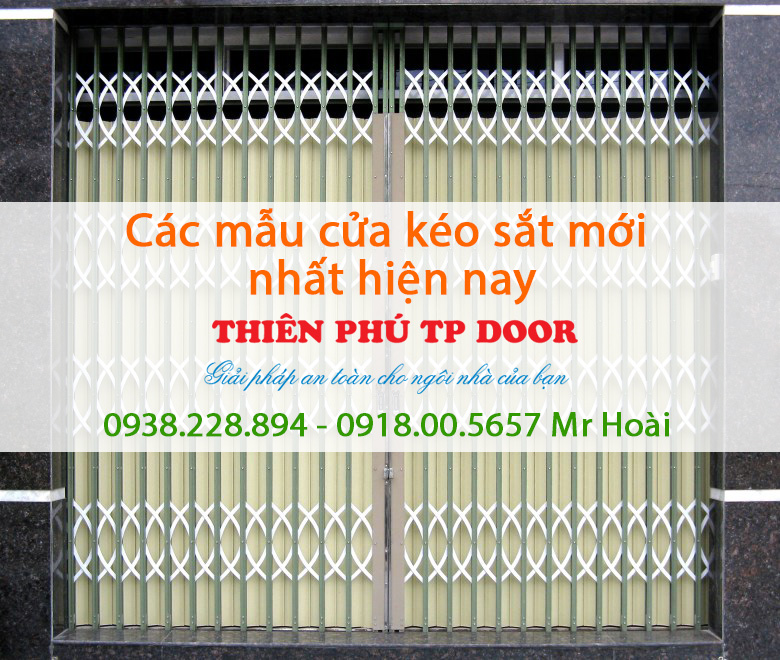 Các mẫu cửa kéo sắt mới nhất