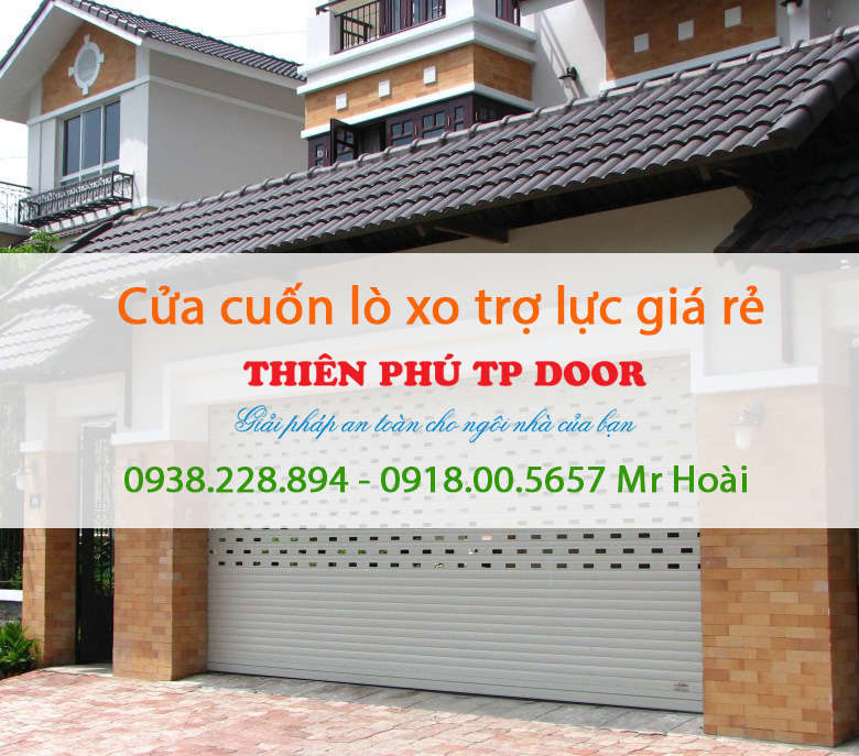 Cửa cuốn lò xo trợ lực