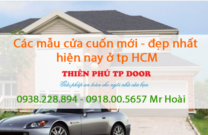 Các mẫu cửa cuốn mới - đẹp nhất hiện nay