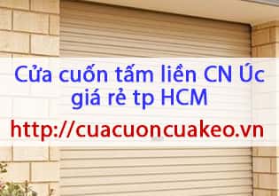 cửa cuốn tấm liền công nghệ úc