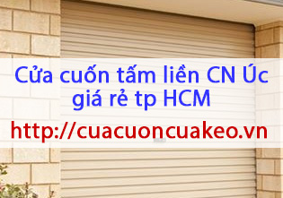 Cửa cuốn tấm liền công nghệ Úc tphcm