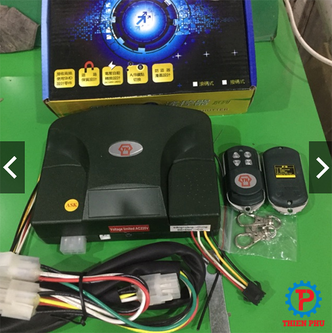 cách lắp remote cửa cuốn