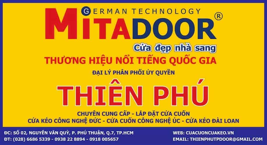 Cửa Cuốn Mitadoor Chính Hãng mới nhất 