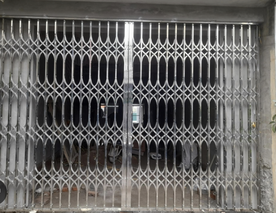 Cửa kéo inox 304 , không lá