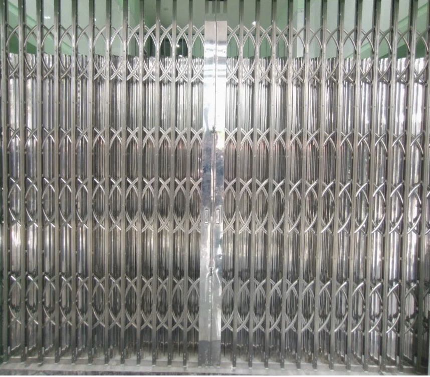 Cửa Kéo Inox 304 Nhíp đặc có là 1ly